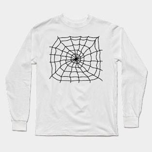 Spiders Web Illustration Long Sleeve T-Shirt